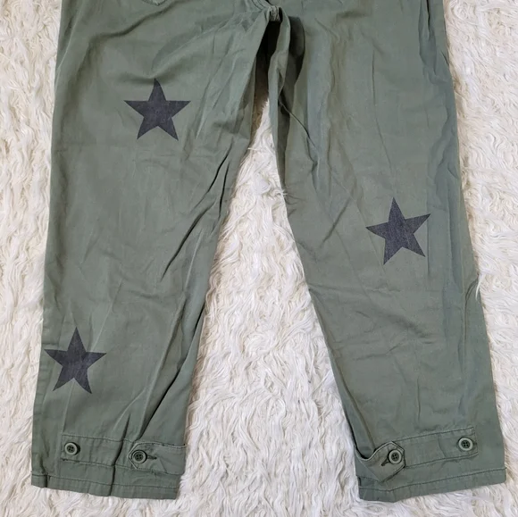 Pistola Tammy Star Print High Rise Trousers Size 29 - Picture 14 of 15